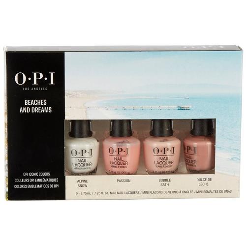 OPI 4-Pc Iconic Colors Beaches & Dreams Mini