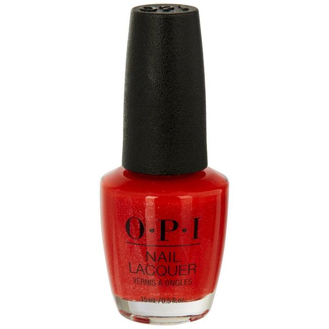 OPI - Left Your Texts on Red Nail Polish