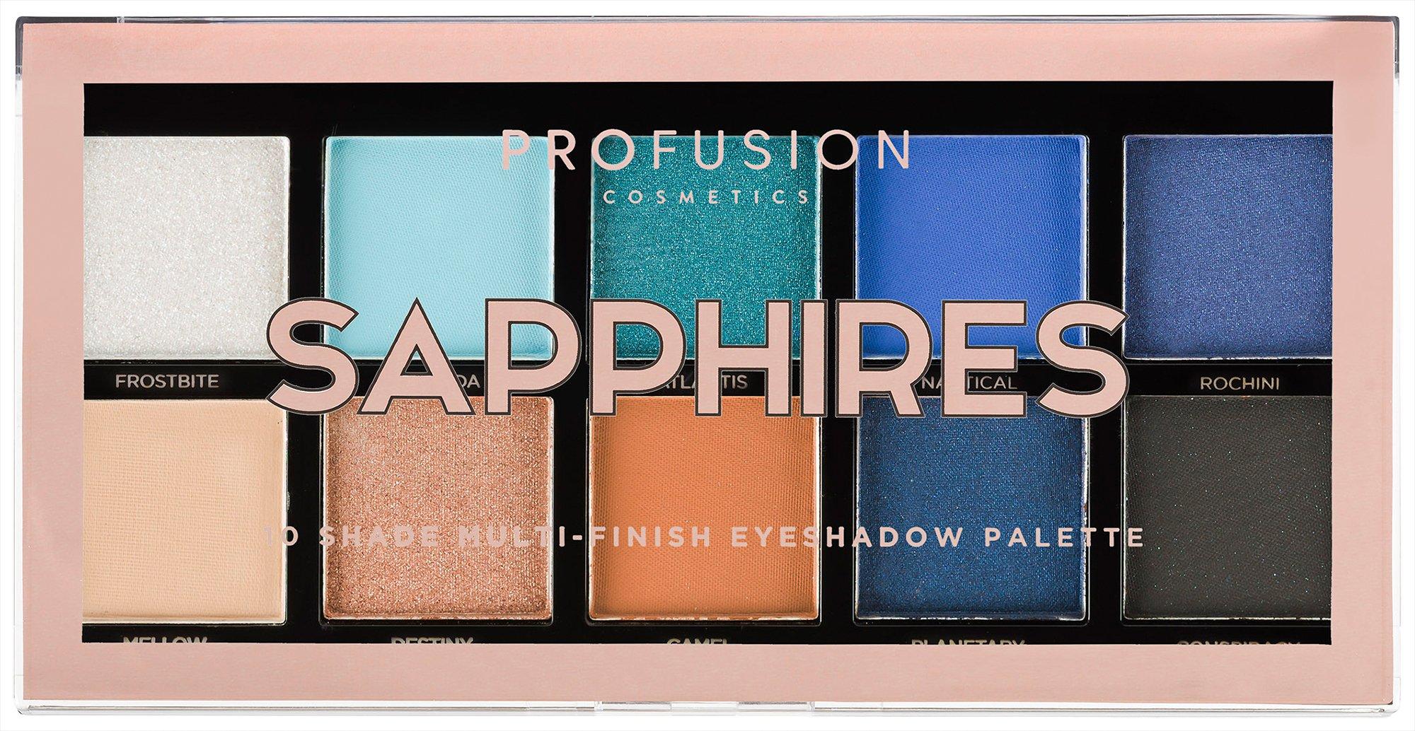 Profusion Sapphires 10 Shade Palette