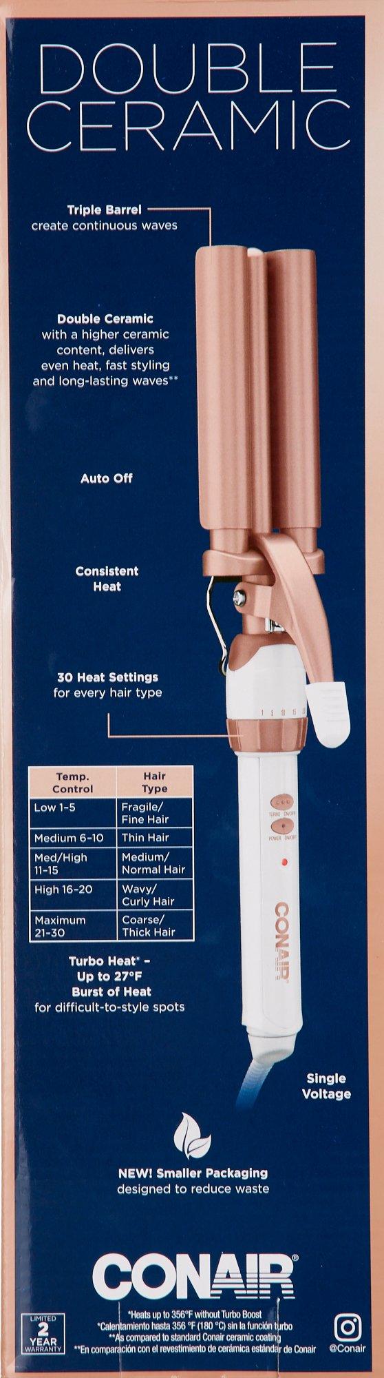triple barrel waver conair