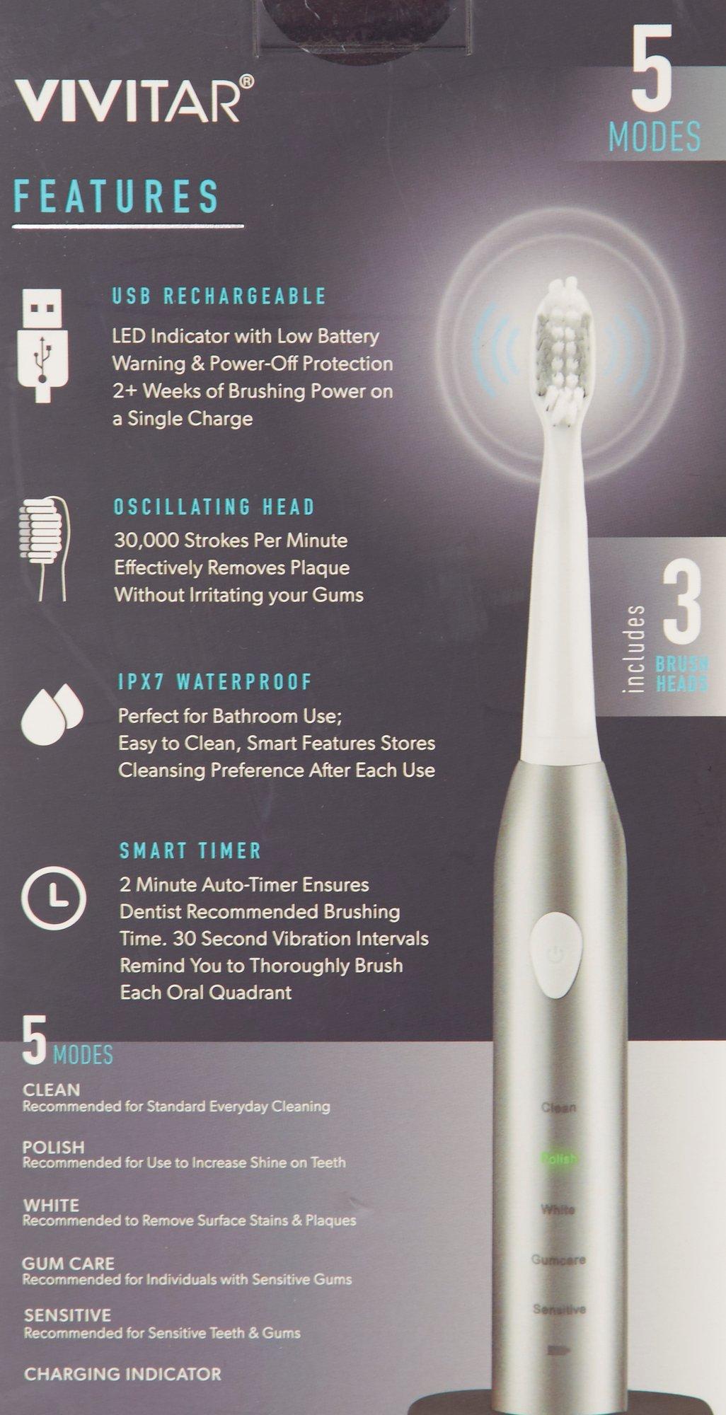 vivitar sonic toothbrush