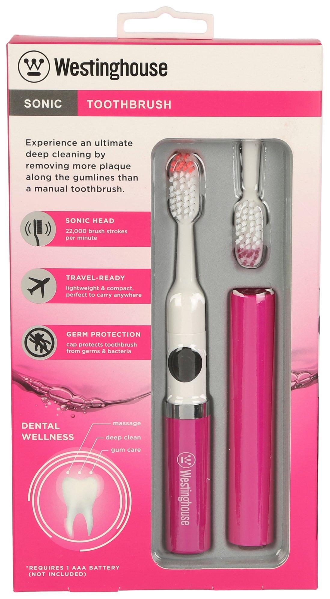 Westinghouse Sonic Head Travel-Ready Toothbrush