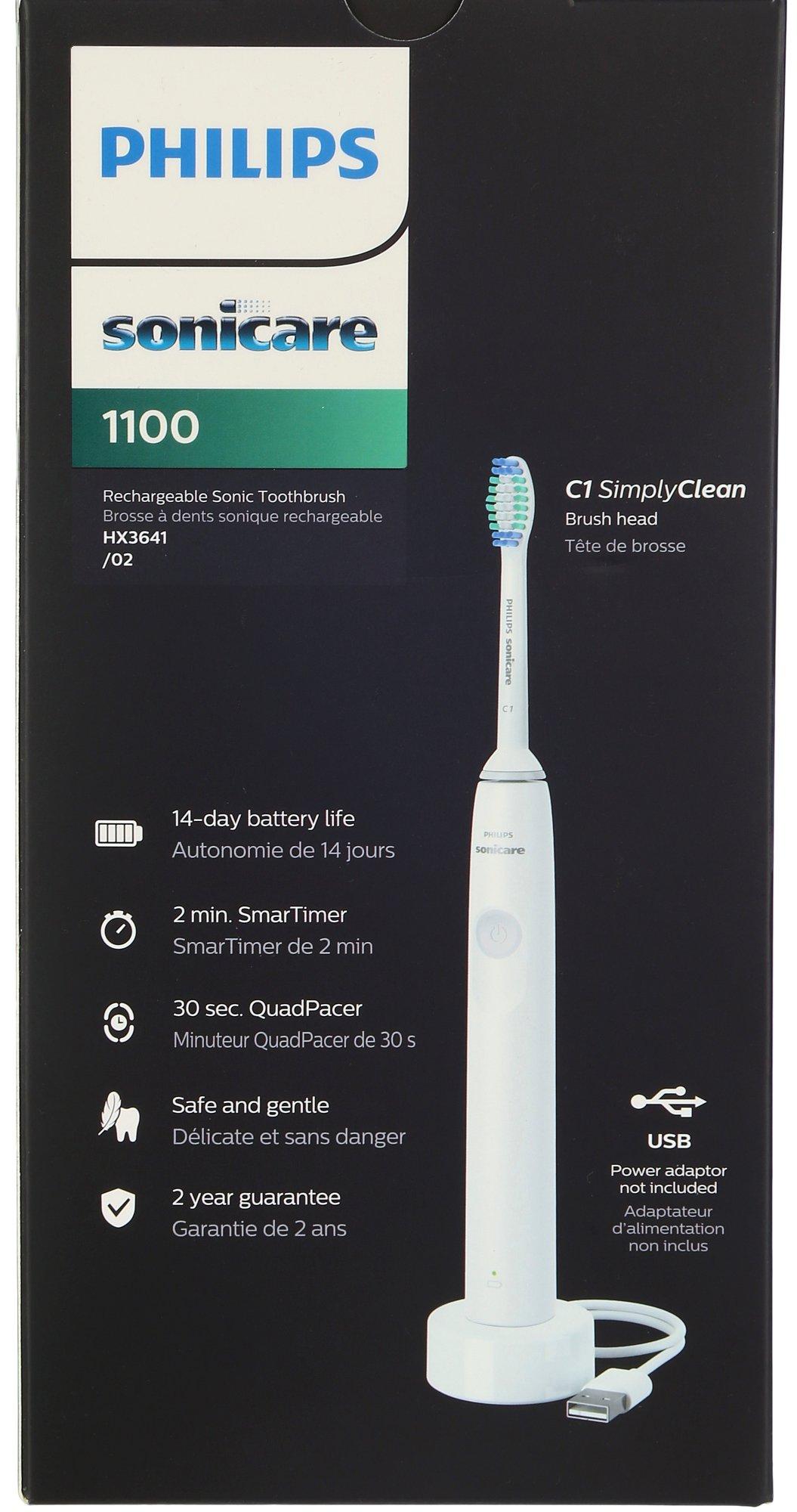 Sonicare 1100 Rechargeable Power Toothbrush