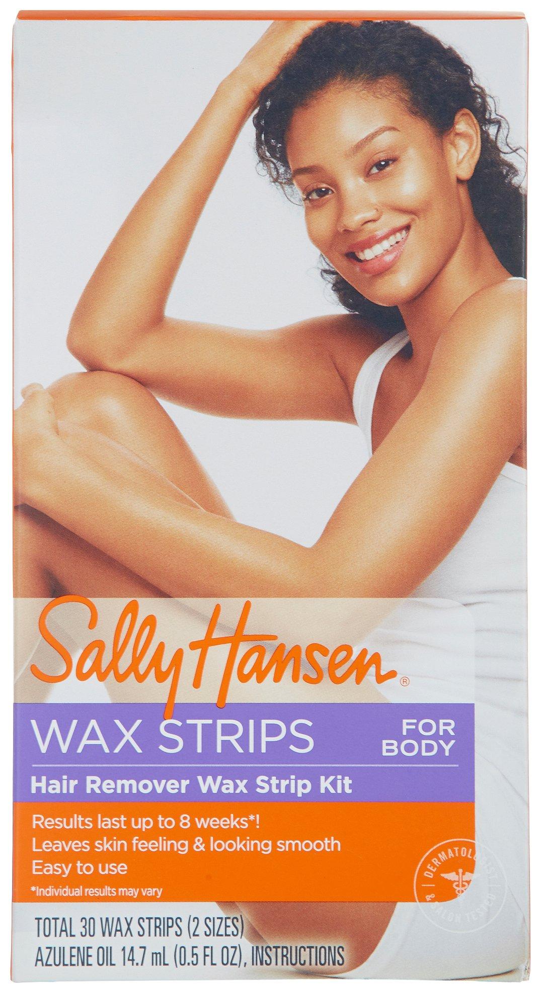Sally Hansen Wax Strips Hair Removal Kit For