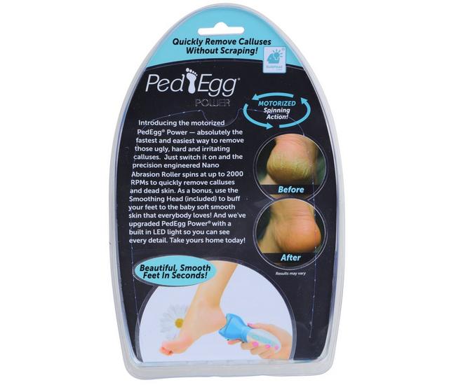 Ped Egg 2 Pc. Cordless Electric Callus Remover Set