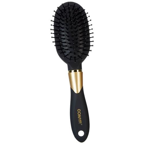 Conair Velvet Touch Paddle Ball-Tipped Compact Hair Brush