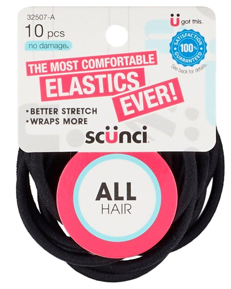 10-Pc. No Damage Solid Color Hair Elastics Set