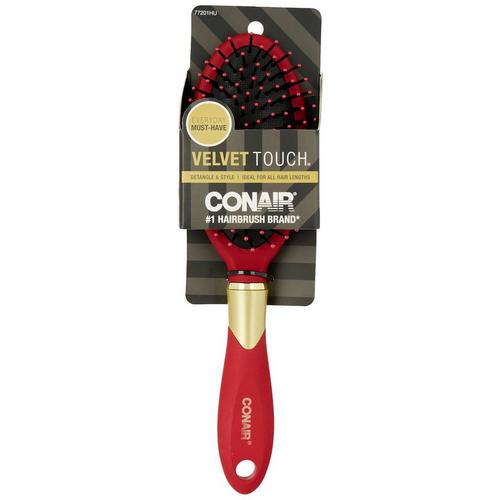 Conair Velvet Touch Paddle Ball-Tipped Hair Brush