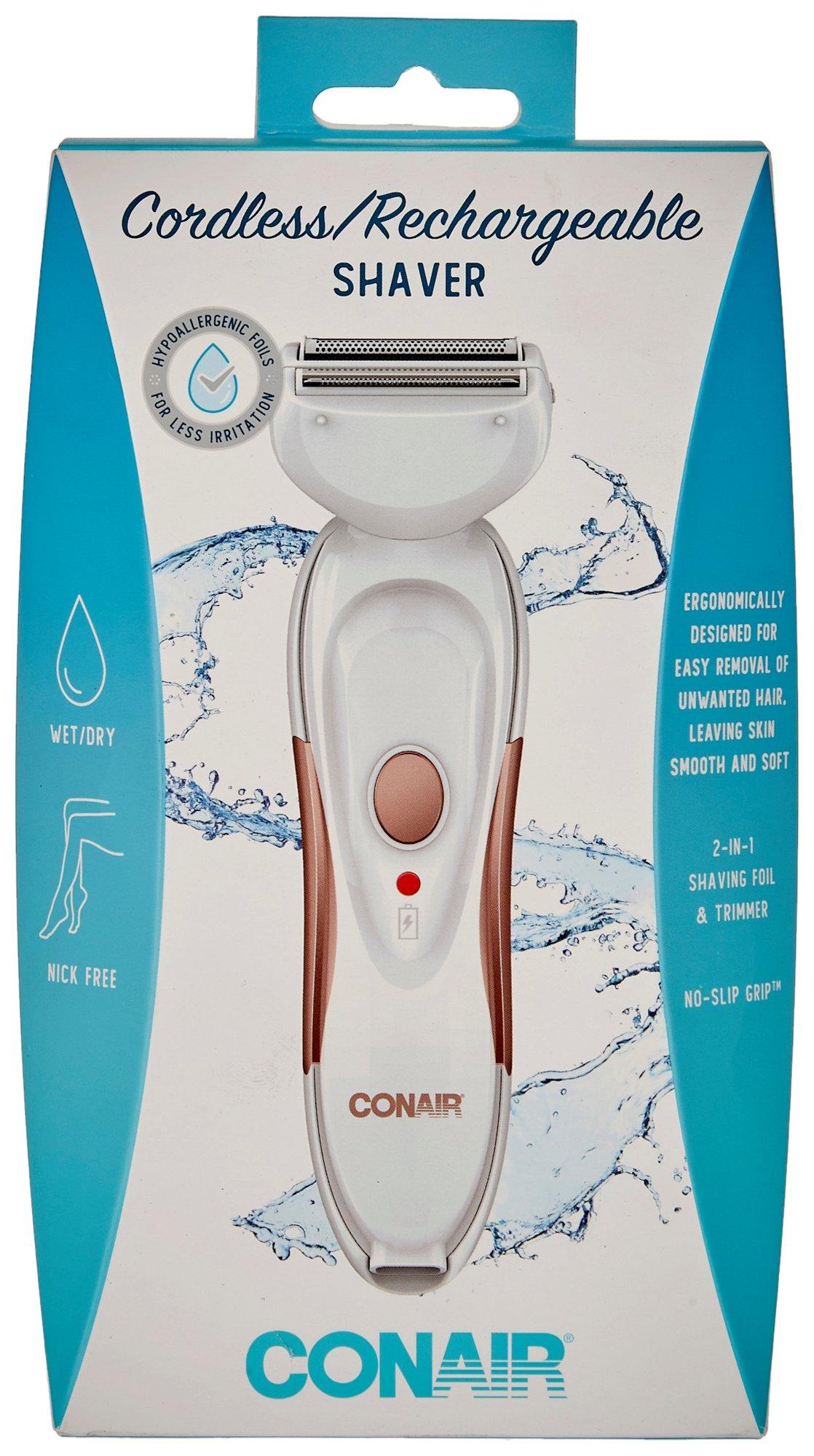 Conair Cordless Rechargeable 2-In-1 Shaver