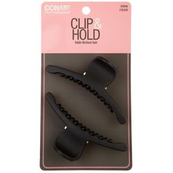 Conair 2-Pc. Style & Clip Thick Hair Clip Set