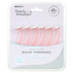 6-Pk. Simply Beautiful Easy Glide Bikini Trimmers