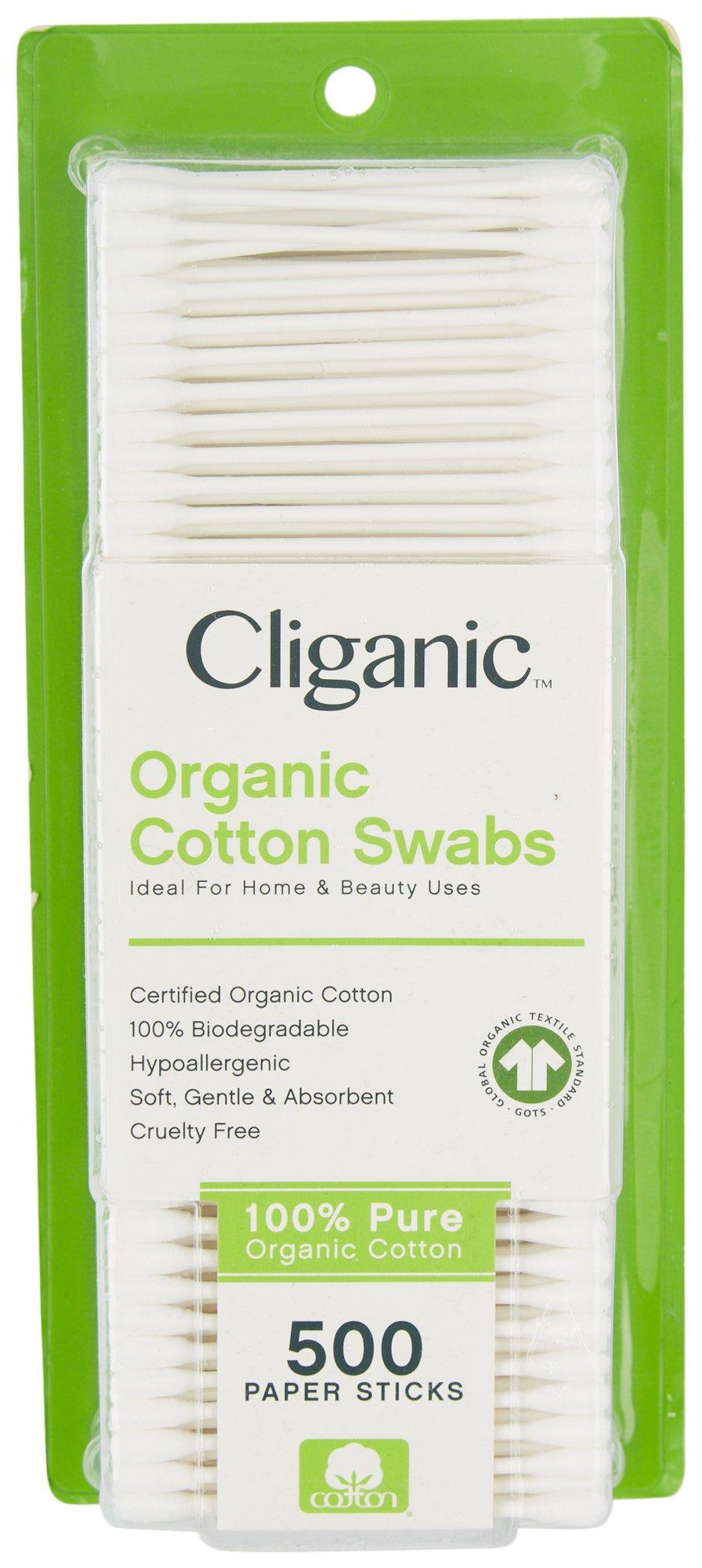 500-Count Organic Cotton Swab Pack