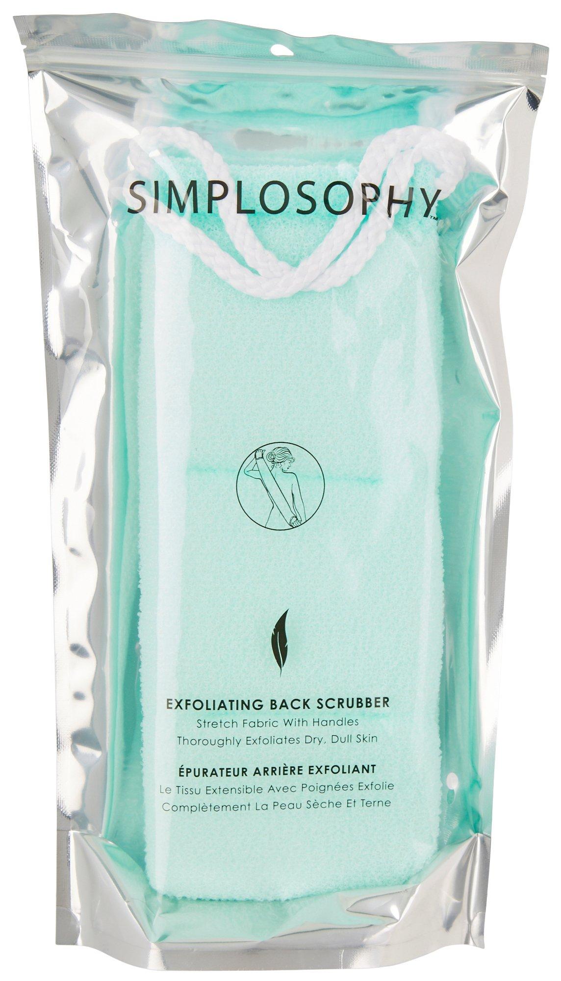 Simplosophy Exfoliating Back Scrubber With Handles