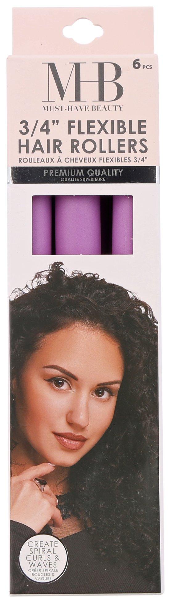 6-Pc. 3/4 In. Hair Rollers Set