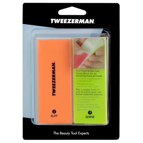 Tweezerman 4-In-1 Neon Hot Nail Buffer & Shine