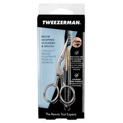 Tweezerman Precision Brow Shaping Scissors & Brush Brow Kit