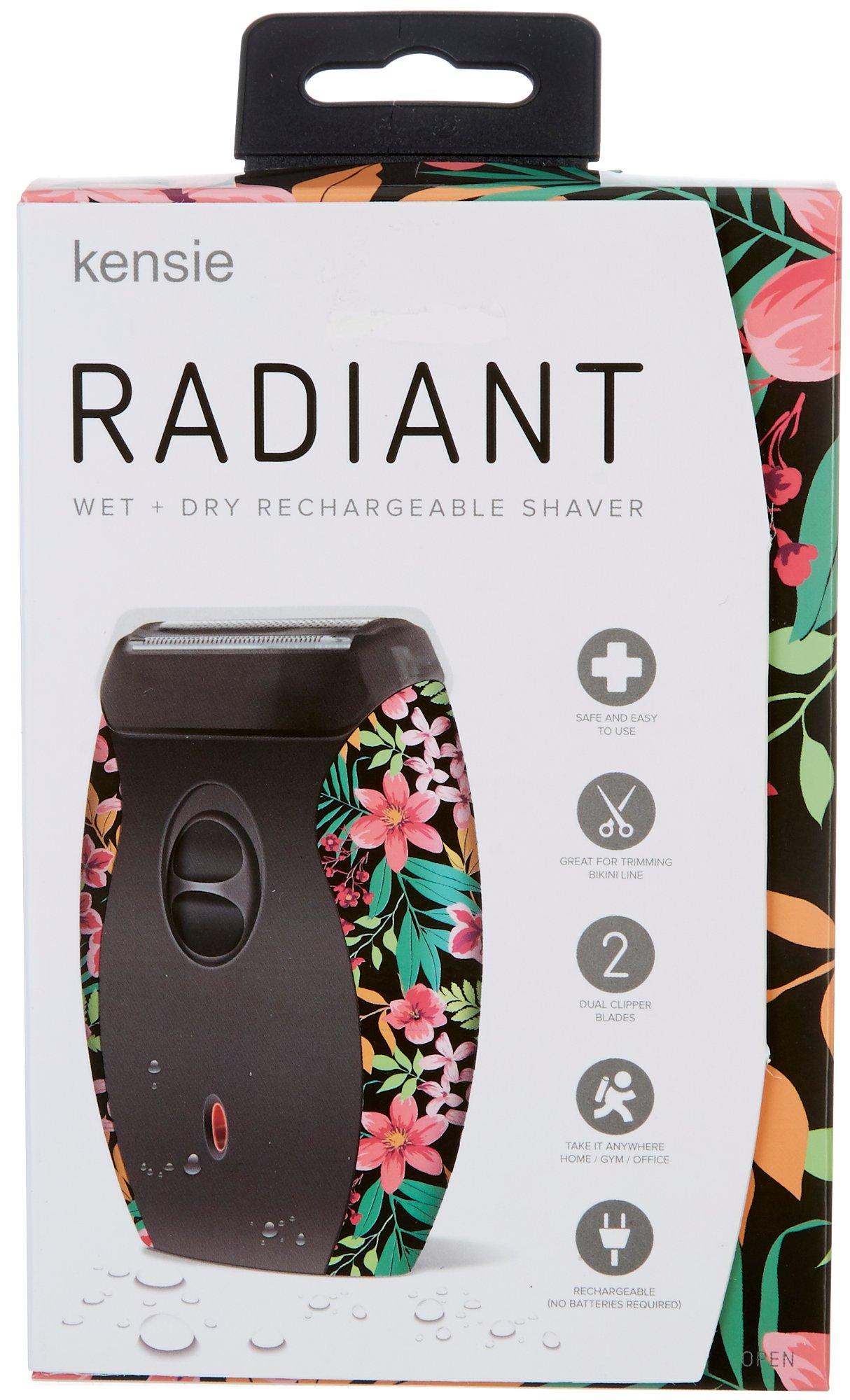 Kensie Radiant Wet & Dry Rechargeable Shaver