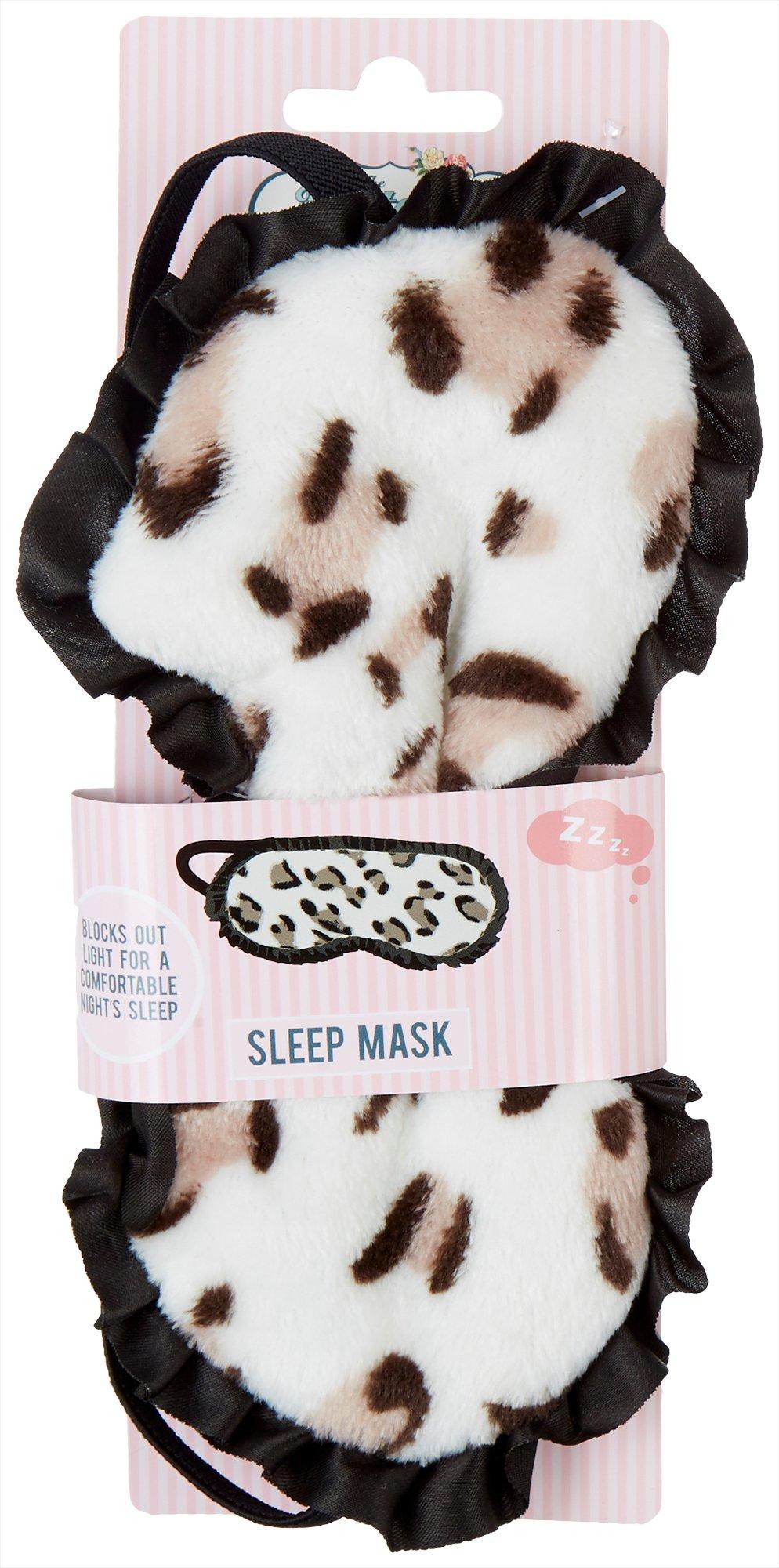 Vintage Cosmetic Company Leopard Print Sleep Mask