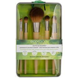 6-Pc. Essential Beauty Makeup Brush Set & Tin