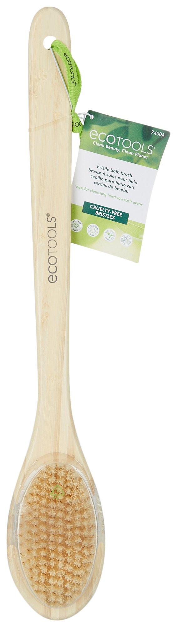 Ecotools Vegan Bristle Bath Brush With Wood Handle
