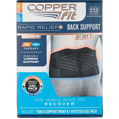 Copper Fit Rapid Relief 3-In-1 Hot/Cold Therapy Back