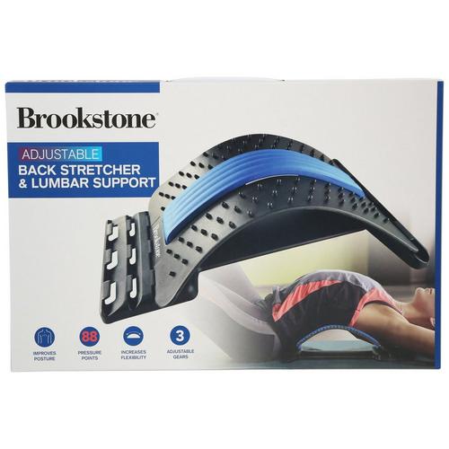 Brookstone Adjustable Back Stretcher & Lumbar Support