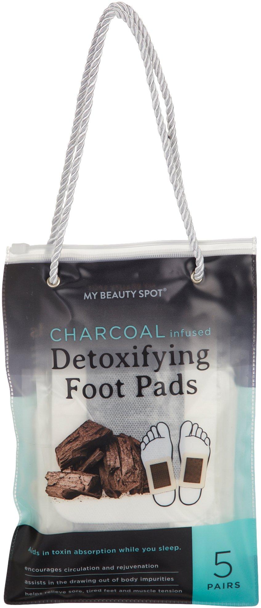 5 Pair Charcoal Detoxifying Foot Pads