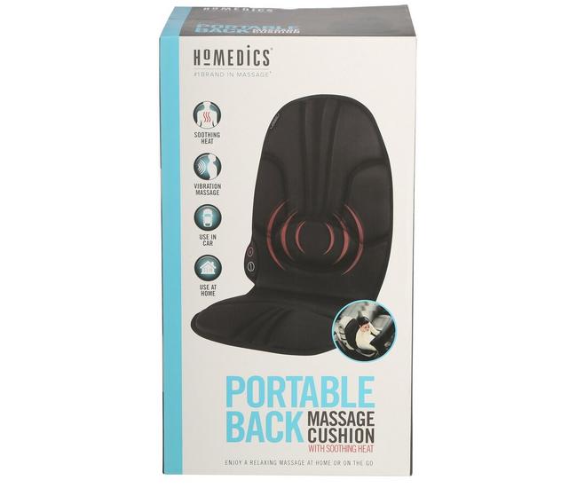 HoMedics Portable Back Massage Cushion with Heat