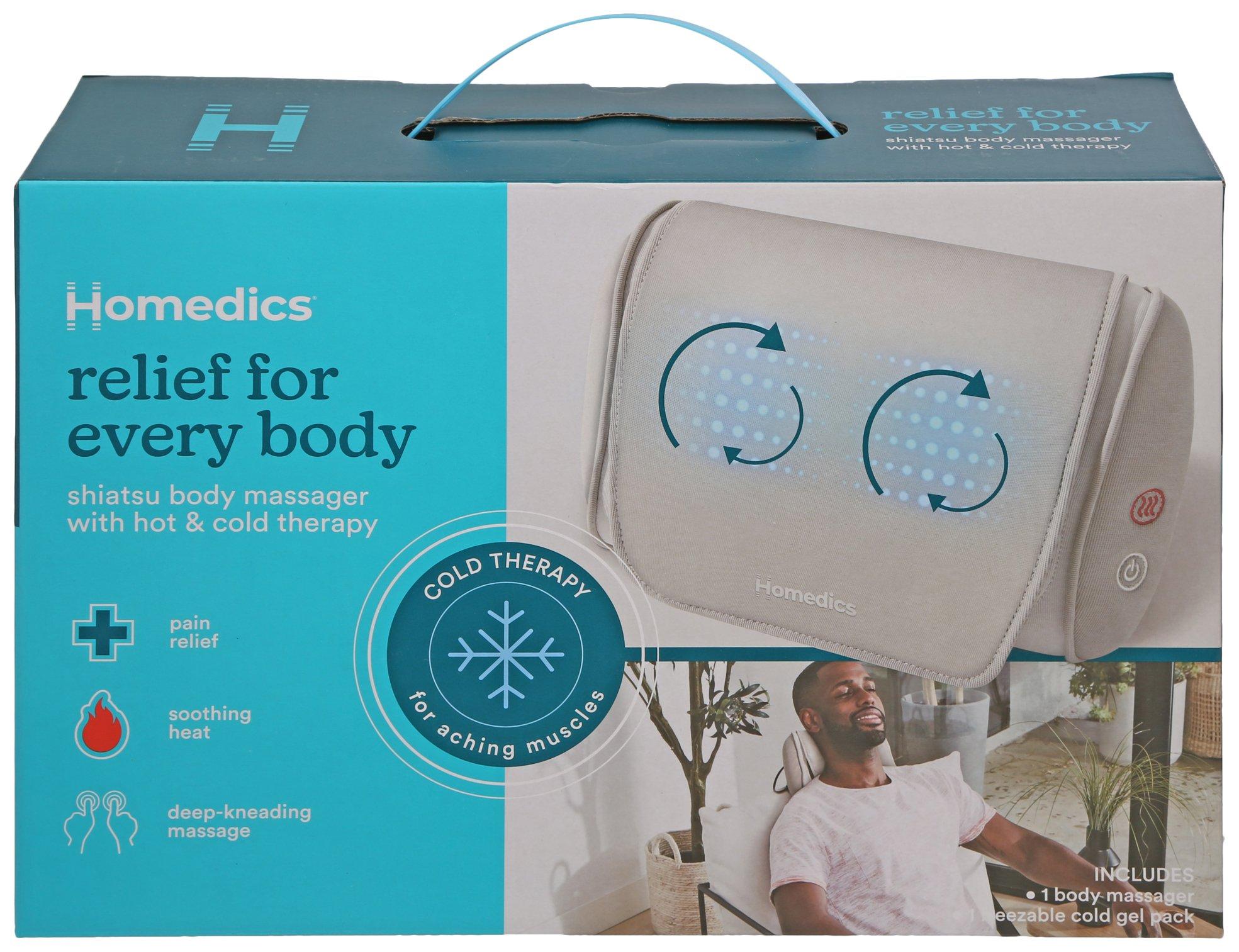 Homedics Shiatsu Body Massager with Hot and Cold Therapy