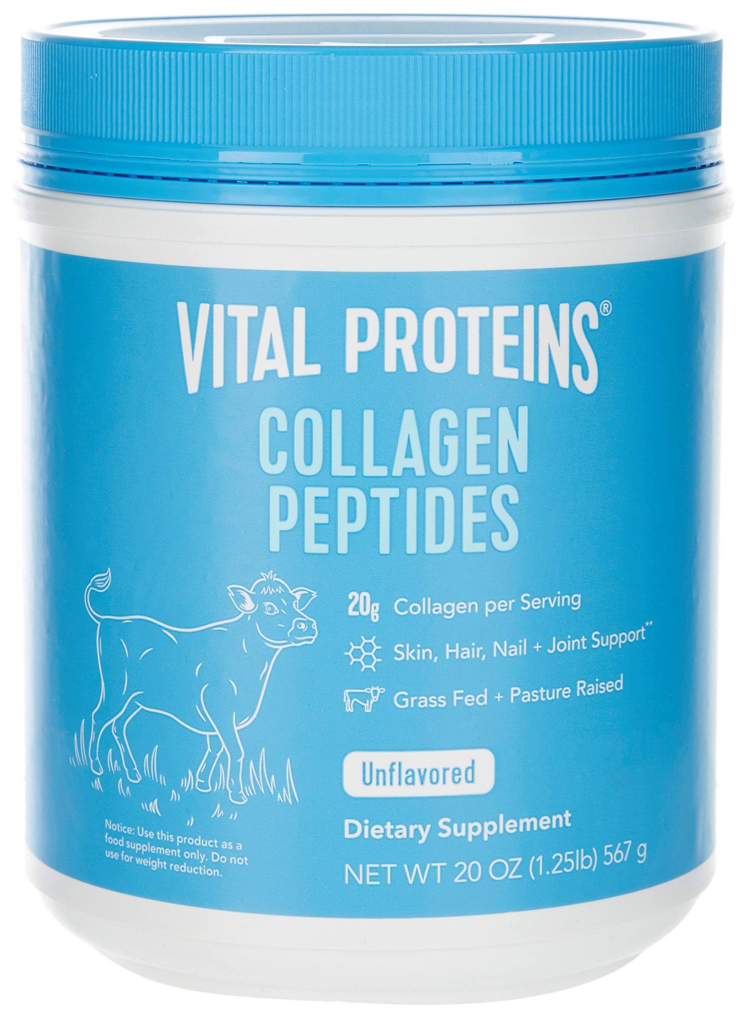 Unflavored Collagen Peptides Supplement