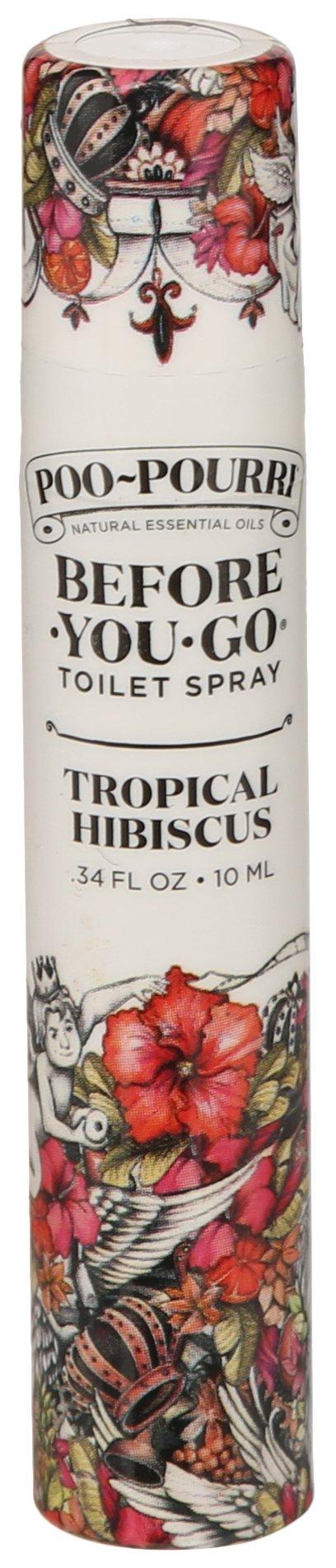 Poo Pourri Before-You-Go Toilet Spray, Tropical Hibiscus - 0.34 fl oz