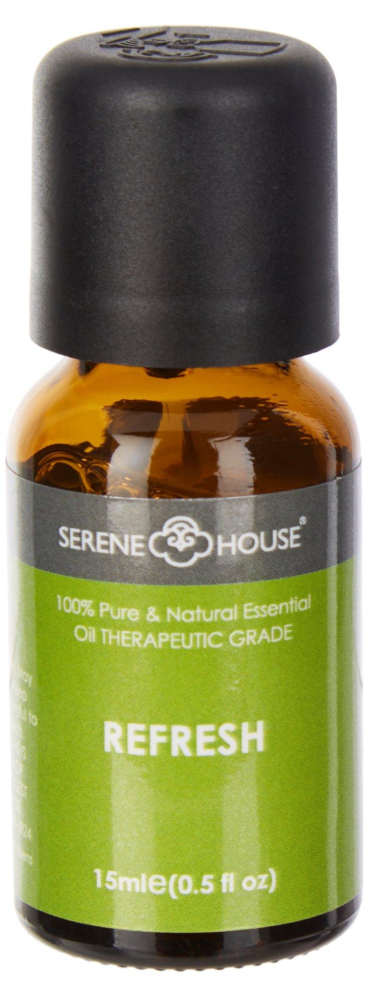 Serene House Refresh 100% Essential Oil 0.5 Fl.Oz.
