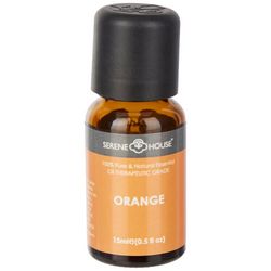 Serene House Orange 100% Essential Oil 0.5 Fl.Oz.