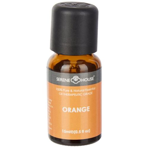 Serene House Orange 100% Essential Oil 0.5 Fl.Oz.
