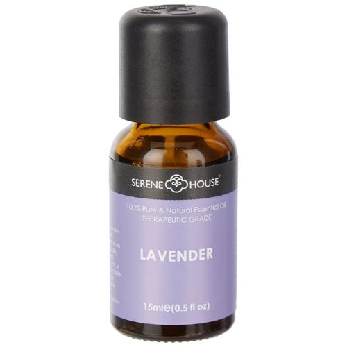 Serene House Lavender 100% Essential Oil 0.5 Fl.Oz.