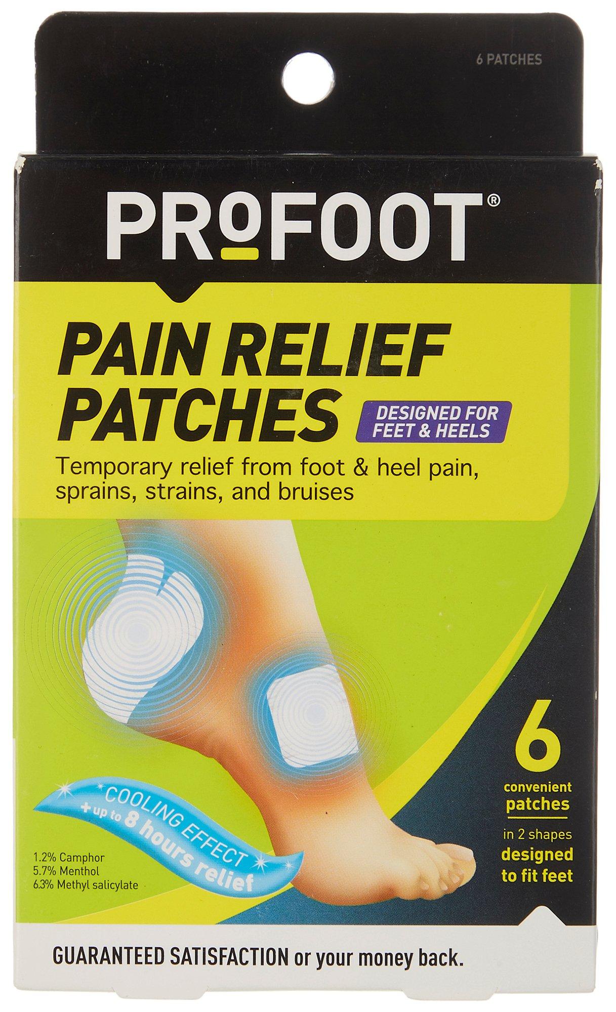 6-Count Pain Relief Patches For Feet & Heels