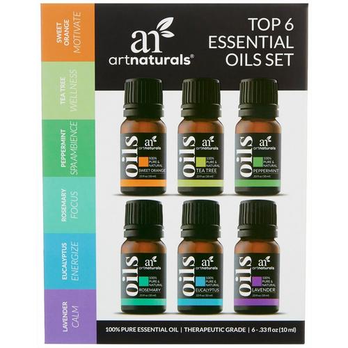 Art Naturals Top 6 Essential Oils Set