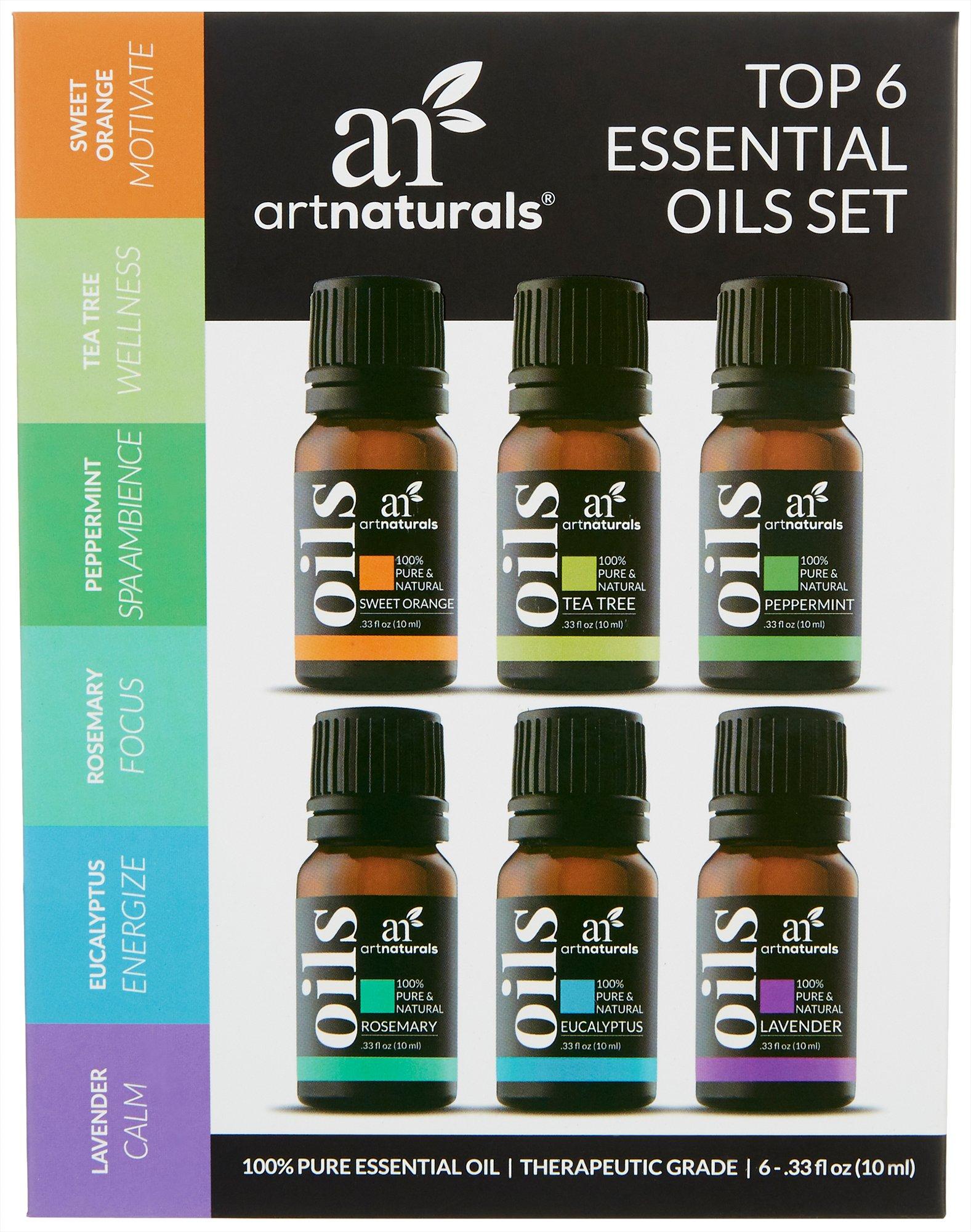 Top 6 Essential Oils Set