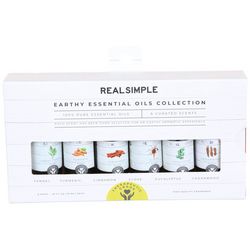 Real Simple 6 Piece Earthy Aromatherapy Essential Oil Set
