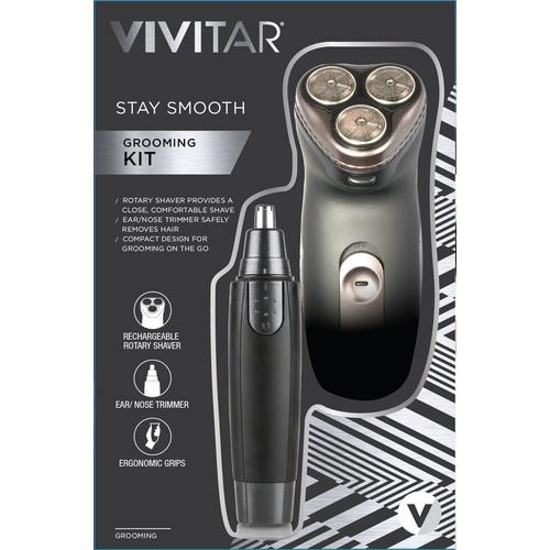 Vivitar Stay Smooth Shaver & Trimmer Grooming Kit