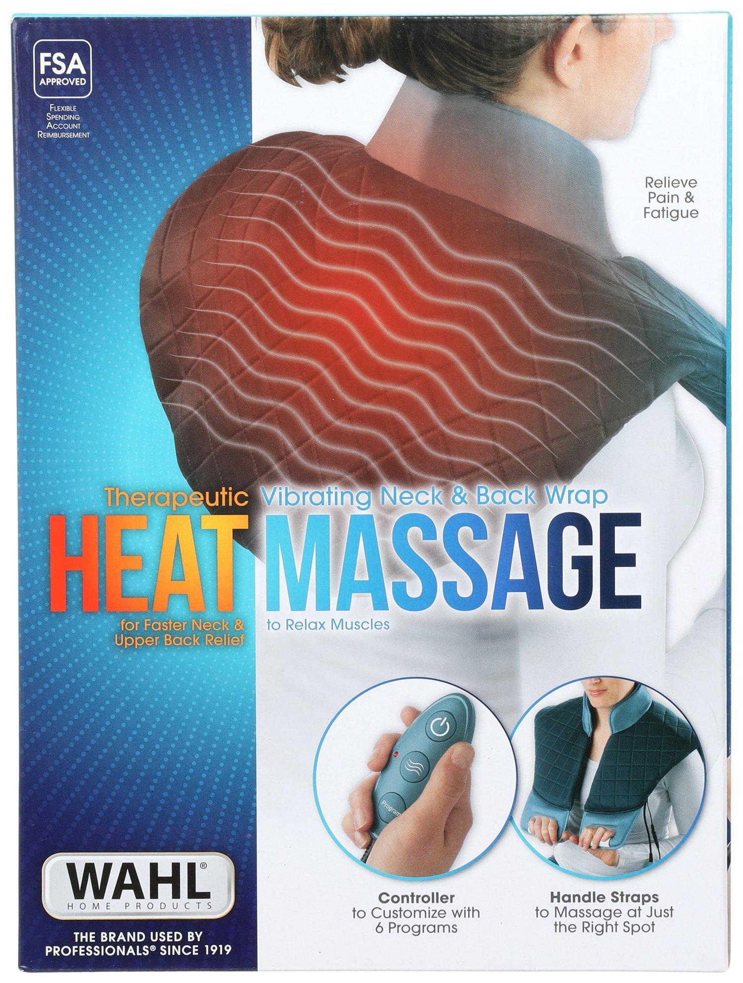 Therapeutic Heat Massage Vibrating Neck & Back Wrap
