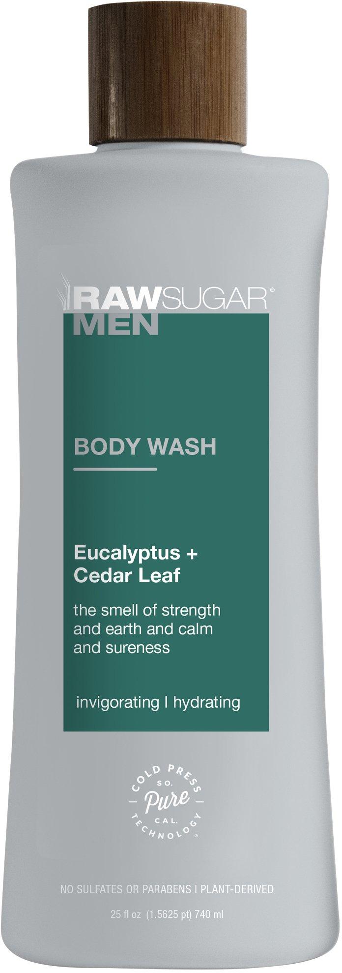Raw Sugar Mens Eucalyptus & Cedar Leaf Body Wash 25 fl. oz.
