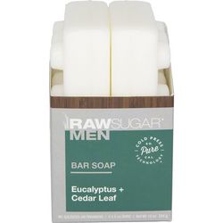 Raw Sugar Mens 2 Pc. Eucalyptus & Cedar Leaf Bar Soap 10 oz.