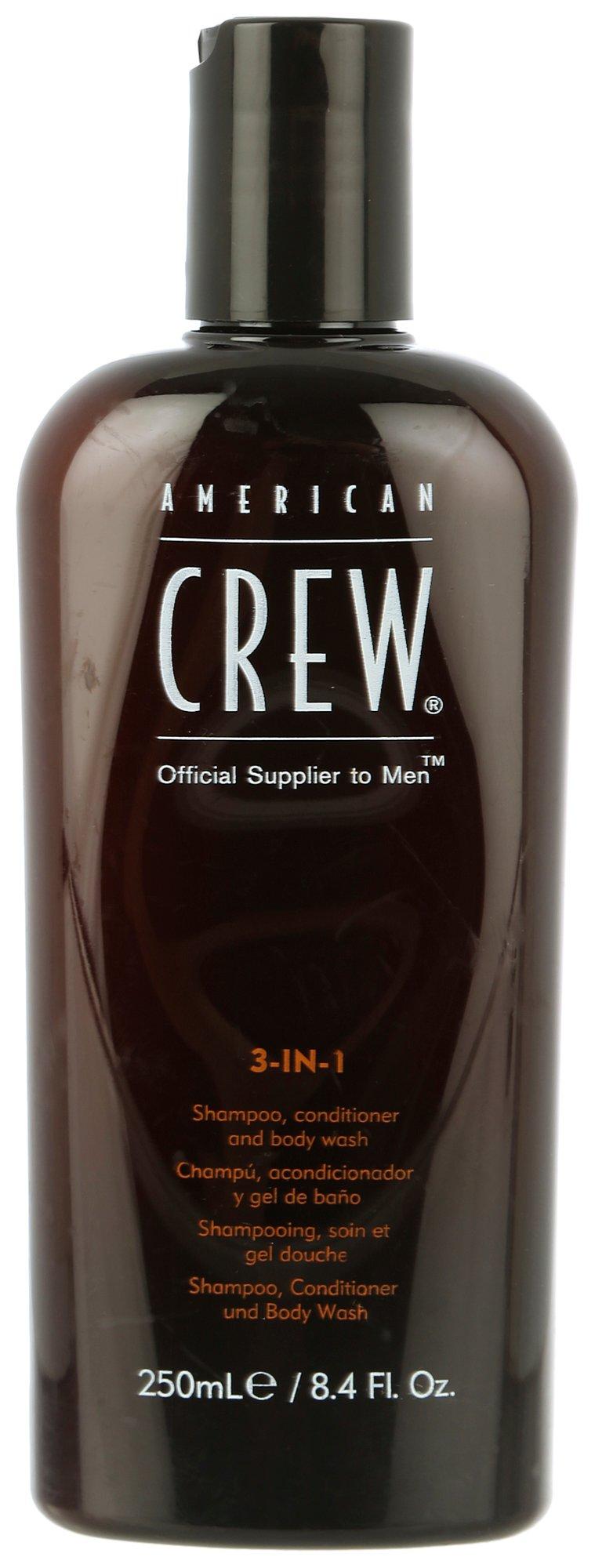 American Crew Mens 3-In-1 Shampoo Conditioner & Bodywash