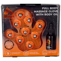 Full Body Massage Glove With Body Oil