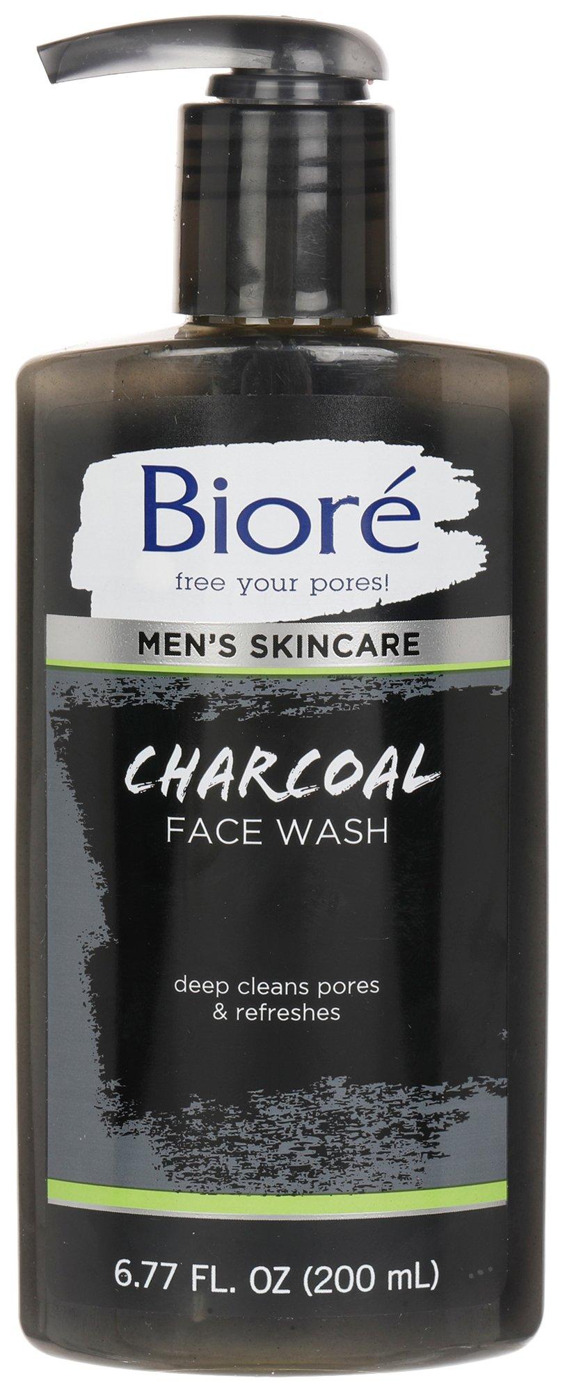 Biore Mens Charcoal Oil-free Face Wash 6.77 fl.