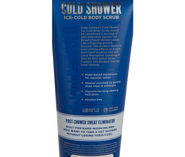 Duke Cannon Cold Shower Body Scrub