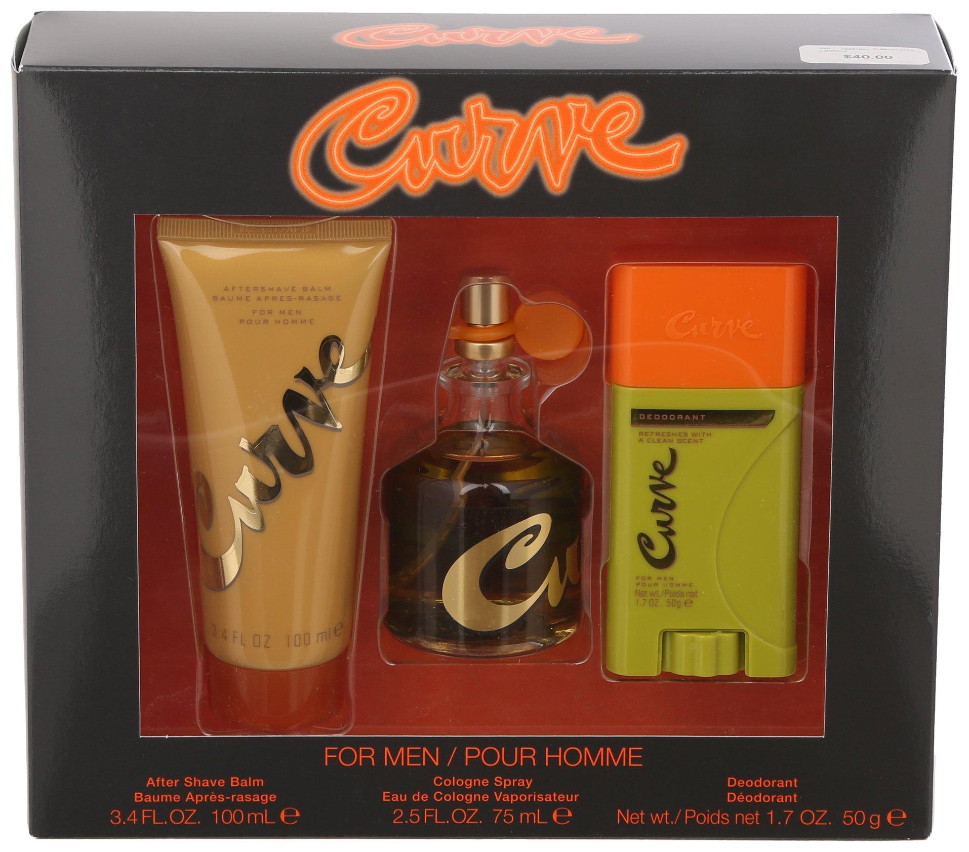Curve Mens 3-Pc. Fragrance Gift Set