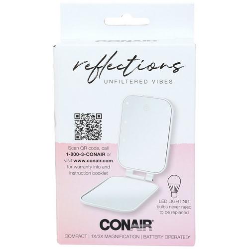 Conair Reflections Compact LED Lighted Mirror