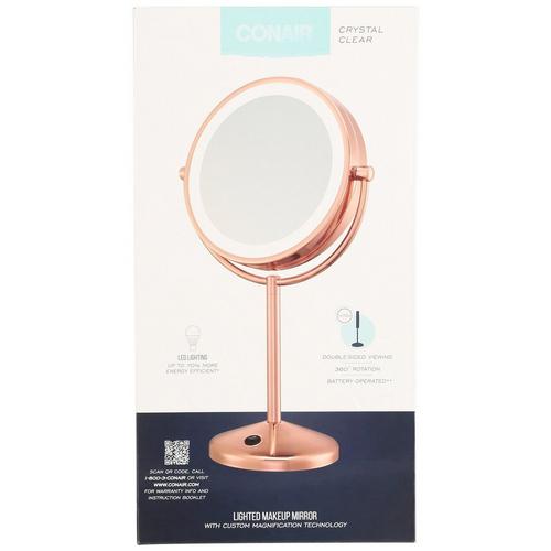 Conair Round Lighted Makeup Mirror With Magnification